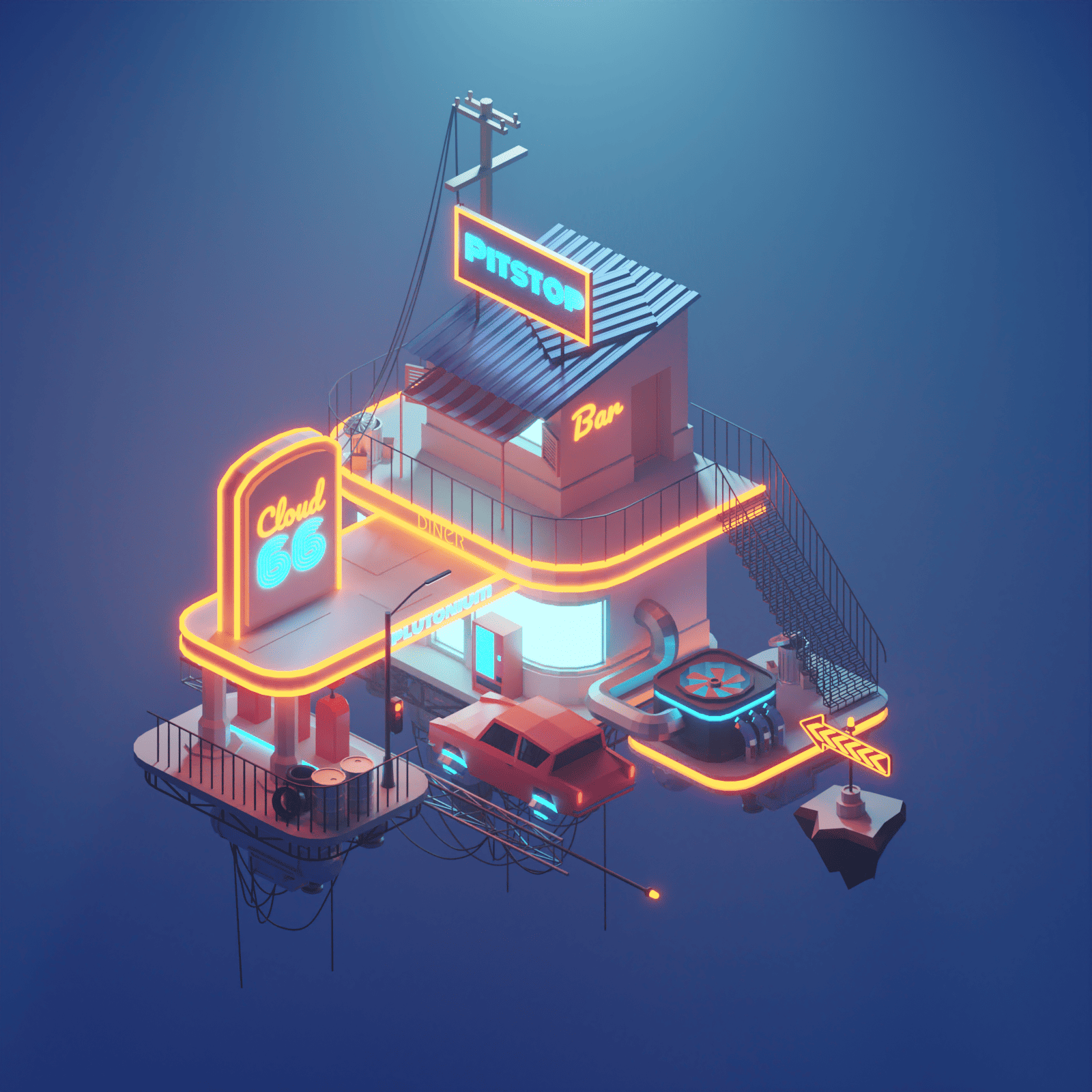 Polygon Runway's Cloud 66 lesson render