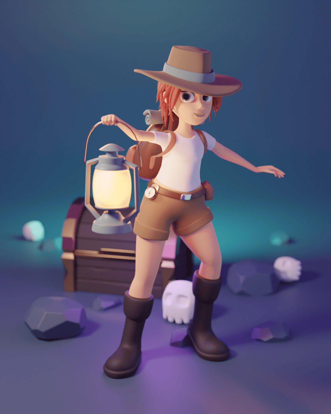 Polygon Runway's Isabella lesson render